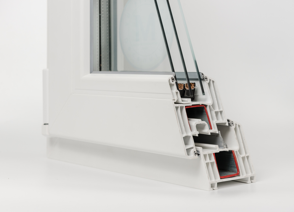 BxH: 120 x 150 3-fach-Verglasung weiß Wohnraumfenster 2 flüglig Kunststoff Fenster 70mm Profil verschiedene Maße